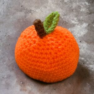 Crochet orange
