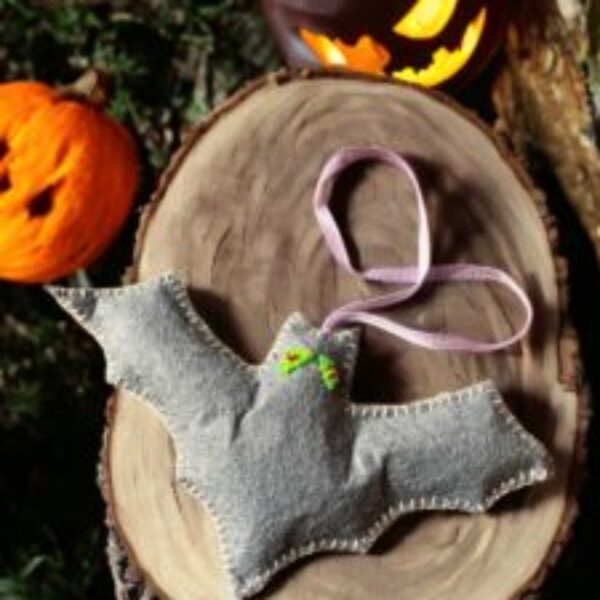 felt Halloween bat decoration