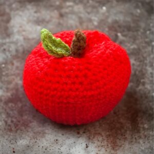 Crochet apple