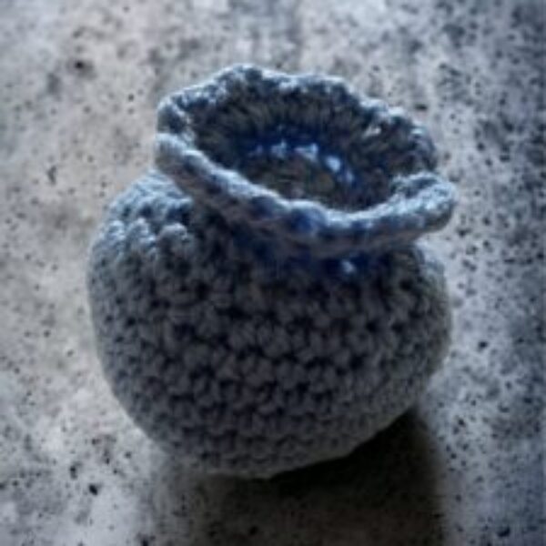 Crochet blueberry