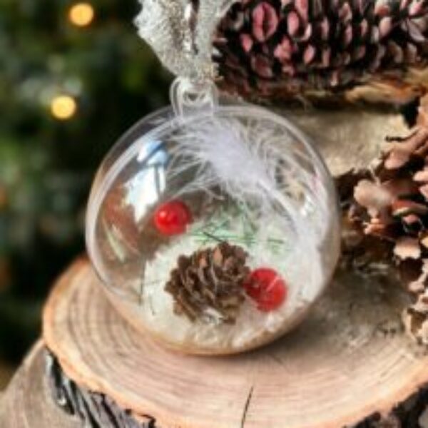 Remembering a loved one at Christmas bauble