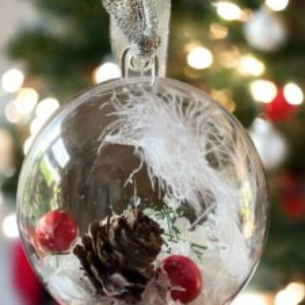 Remembering a loved one at Christmas bauble