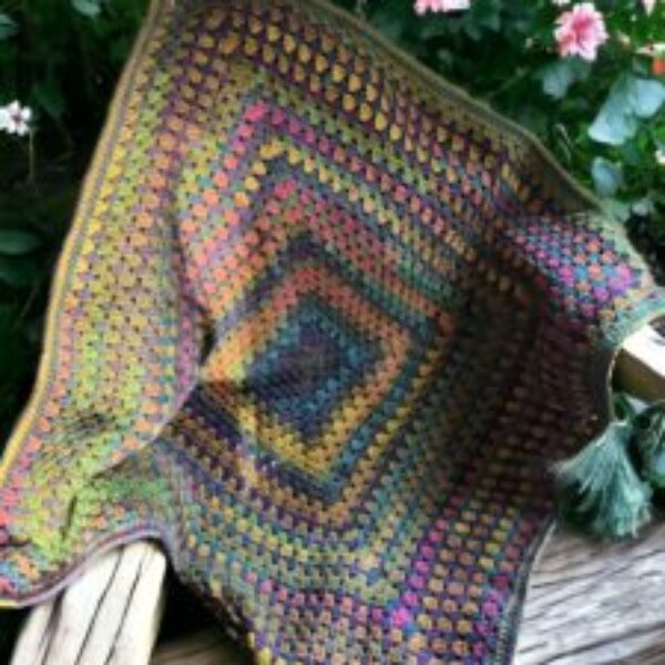 Granny Crochet baby blanket