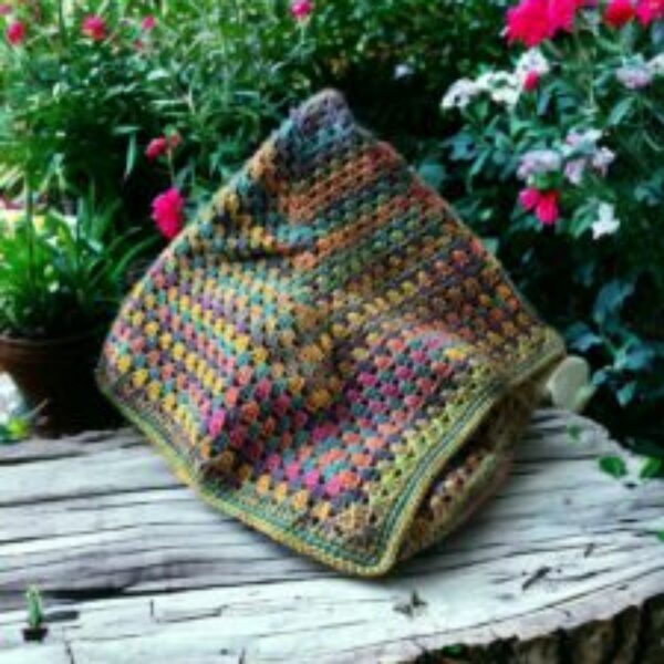 Granny Crochet baby blanket